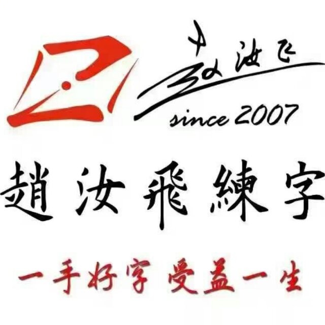 赵汝飞练字